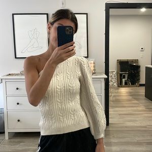 Off the shoulder sweater